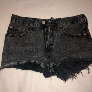 Levi's Shorts - black levi’s cut off shorts Levi's Shorts - black levi’s cut off shorts